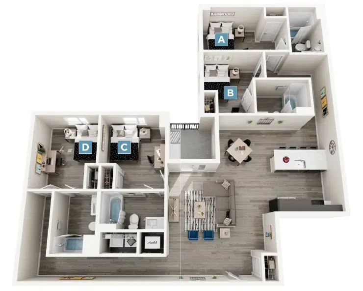 Deerwood B Floor plan