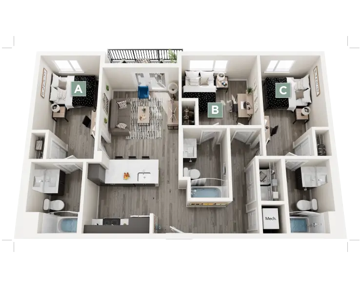 Chastain B Floor plan