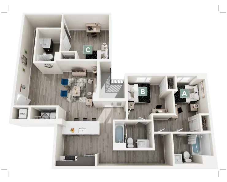 Chelsea B Floor plan