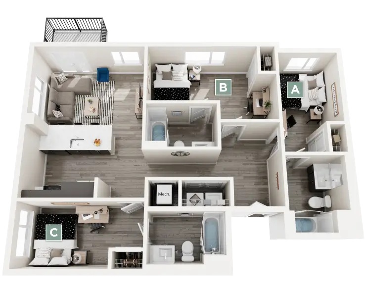 Clare B Floor plan