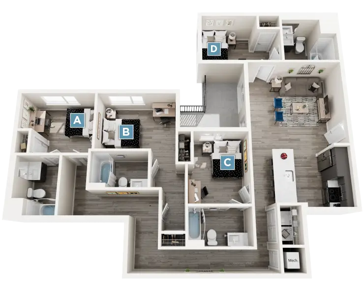 Denmark B Floor plan