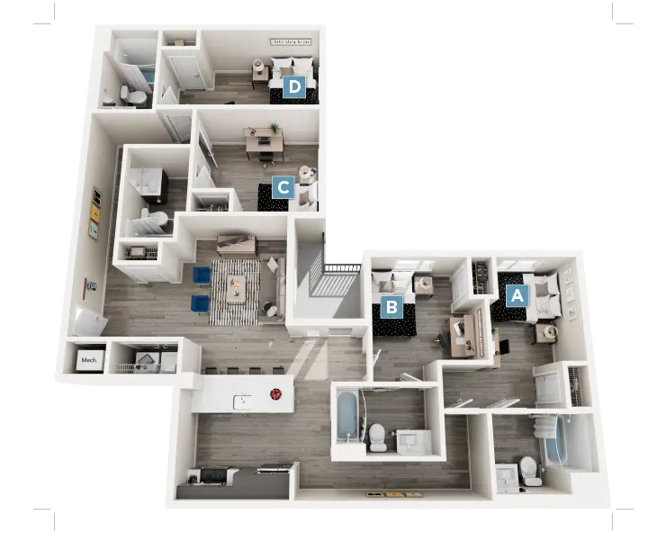 Dover B Floor plan