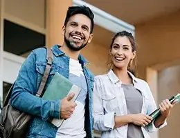 two young college students