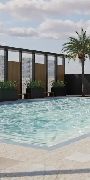 resort style pool